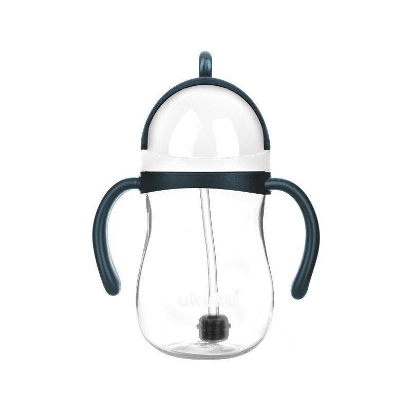 Bidon ze słomką i odważnkiem AKUKU