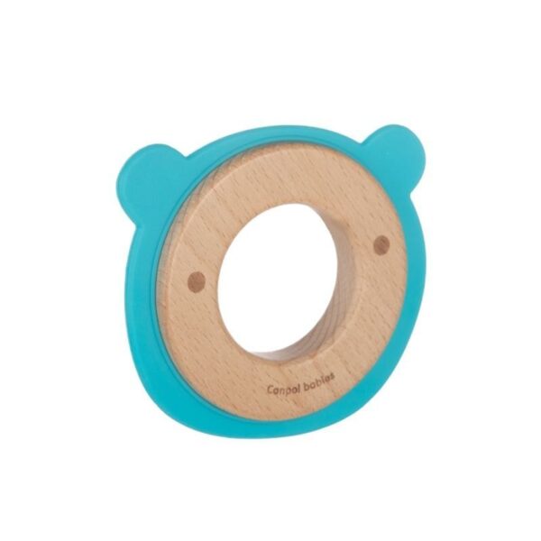 Gryzak drewniano-silik. miś CANPOL BABIES