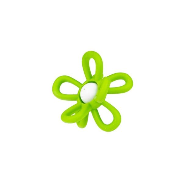 Grzechotka kwiatek zielona GILIGUMS