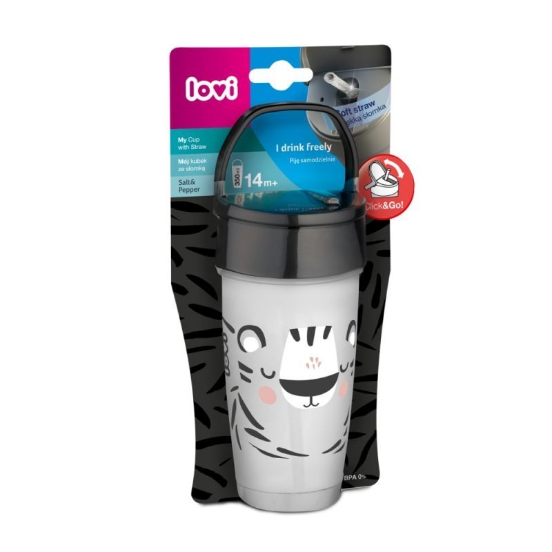 Lovi kubek ze słom. active 350 LOVI - obrazek 3