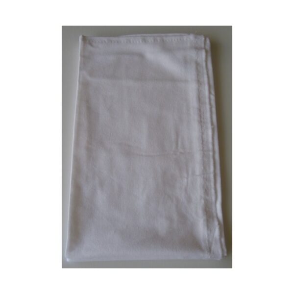 Pielucha flanela 70x80 biała RONI