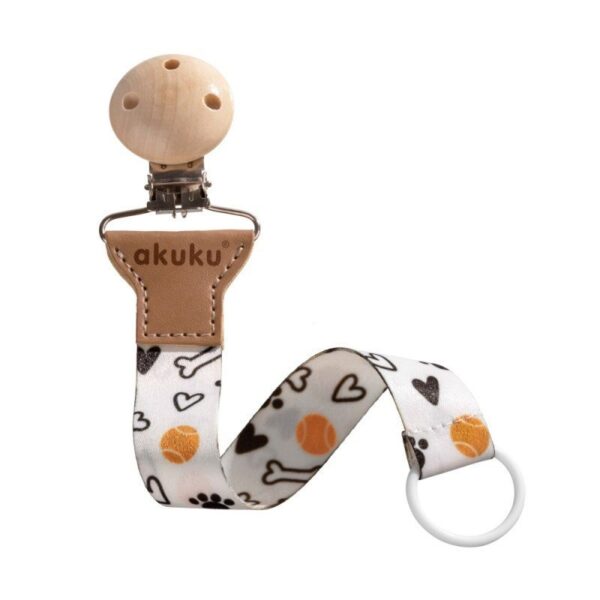 Tasiemka do smoczka kości AKUKU